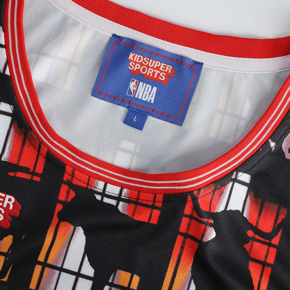 Fanatics Chicago Bulls NBA & KidSuper Studios Unisex Hometown Jersey Red