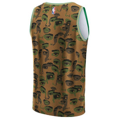Fanatics Boston Celtics NBA & KidSuper Studios Unisex Hometown Jersey Brown