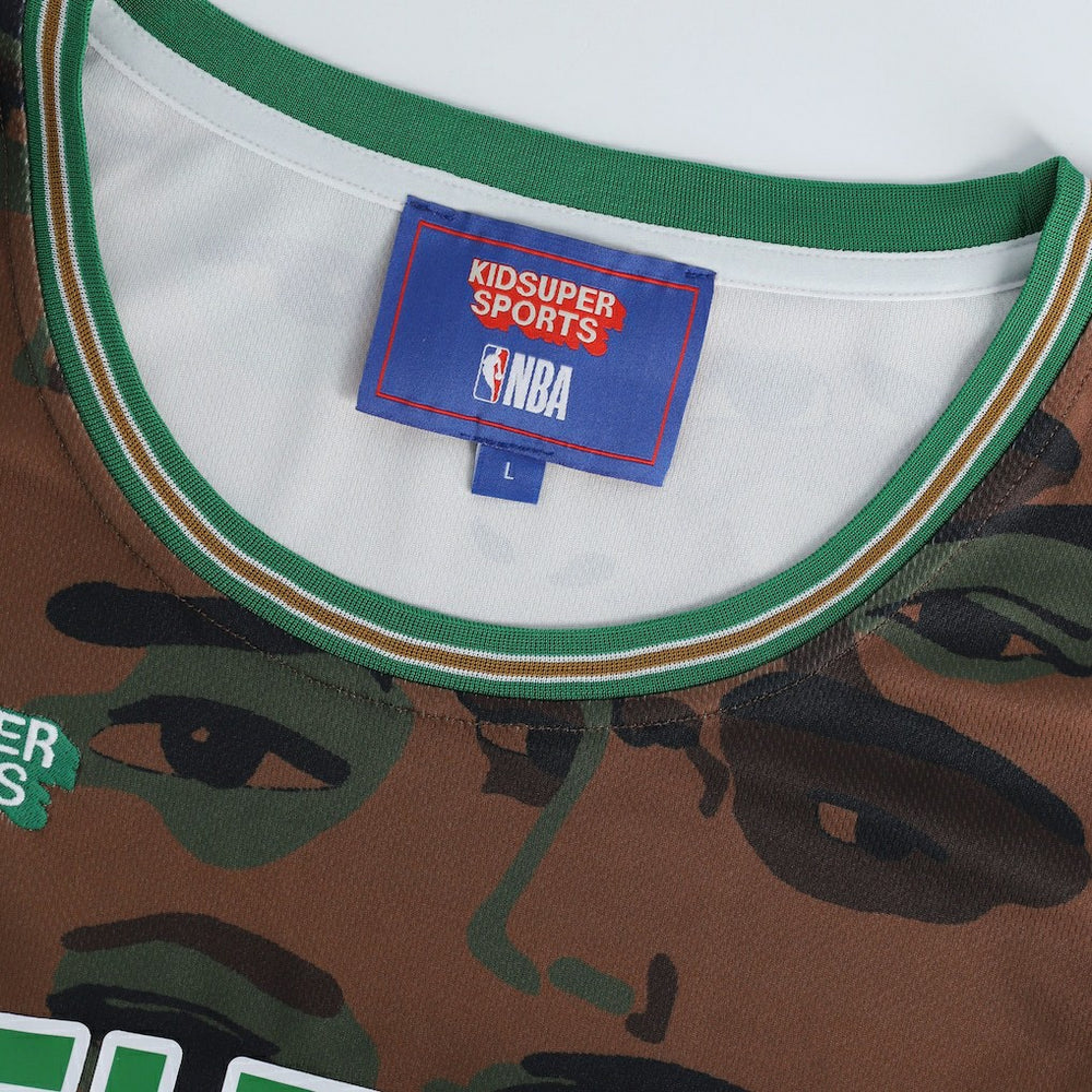 Fanatics Boston Celtics NBA & KidSuper Studios Unisex Hometown Jersey Brown