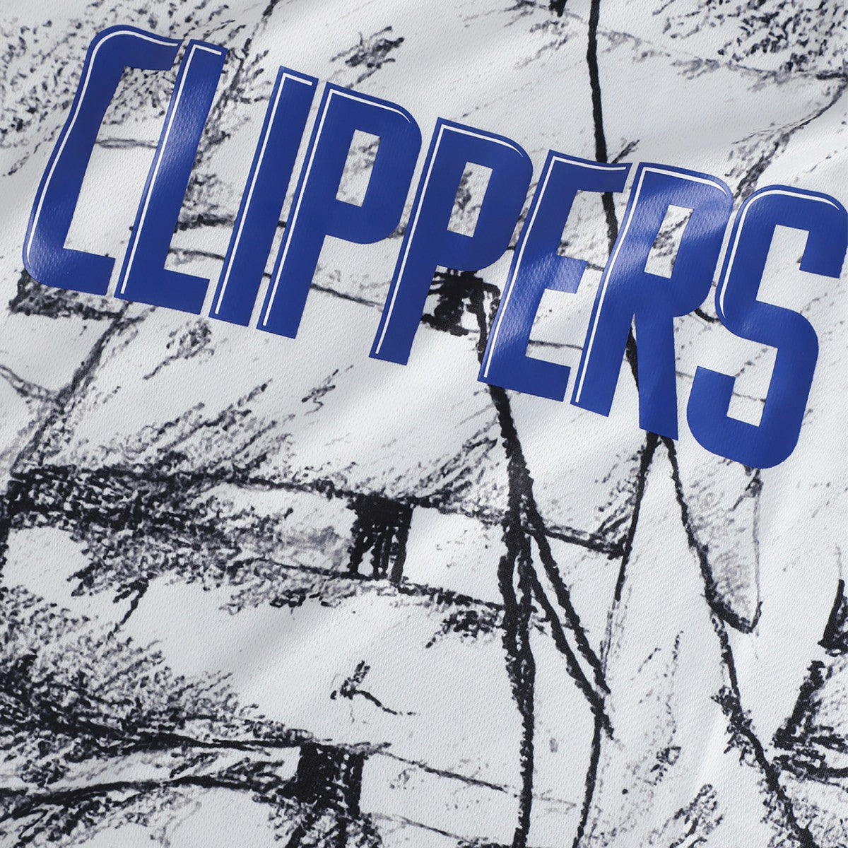 Fanatics LA Clippers NBA & KidSuper Studios Unisex Hometown Jersey Gray