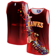 Fanatics Atlanta Hawks NBA & KidSuper Studios Unisex Hometown Jersey Red