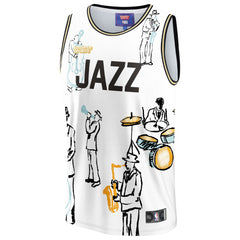 Fanatics Utah Jazz NBA & KidSuper Studios Unisex Hometown Jersey White
