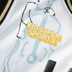 Fanatics Utah Jazz NBA & KidSuper Studios Unisex Hometown Jersey White