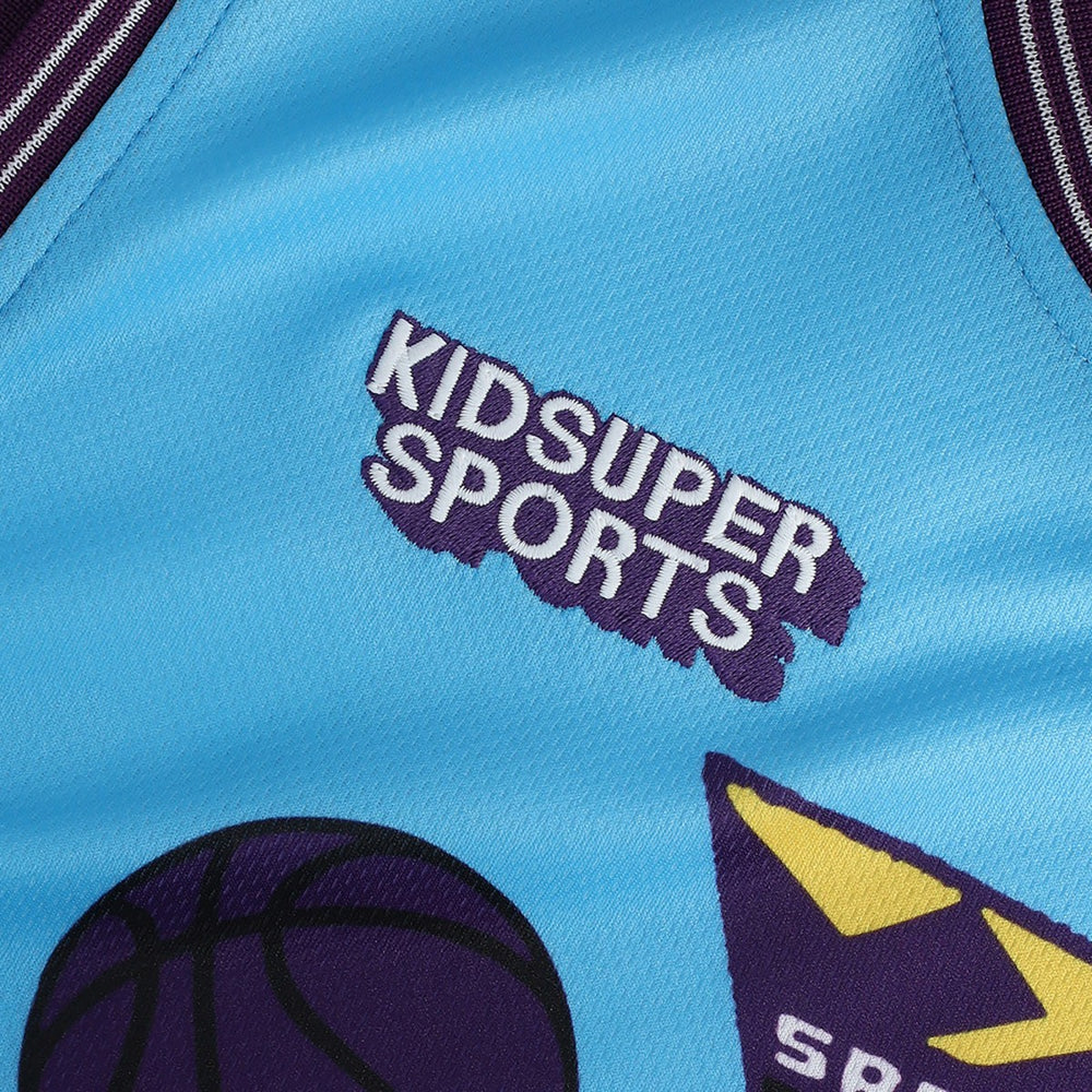 Fanatics Sacramento Kings NBA & KidSuper Studios Unisex Hometown Jersey Blue