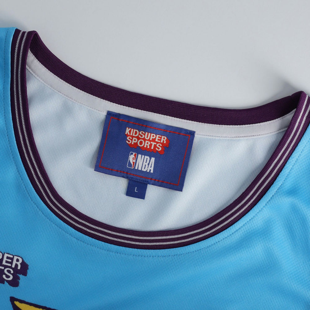 Fanatics Sacramento Kings NBA & KidSuper Studios Unisex Hometown Jersey Blue