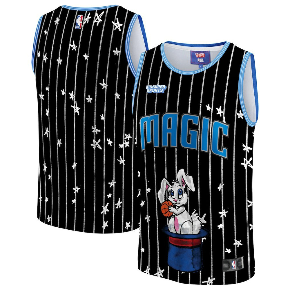 Fanatics Orlando Magic NBA & KidSuper Studios Unisex Hometown Jersey Black