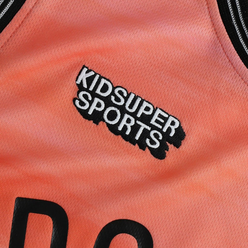 Fanatics Brooklyn Nets NBA & KidSuper Studios Unisex Hometown Jersey Coral