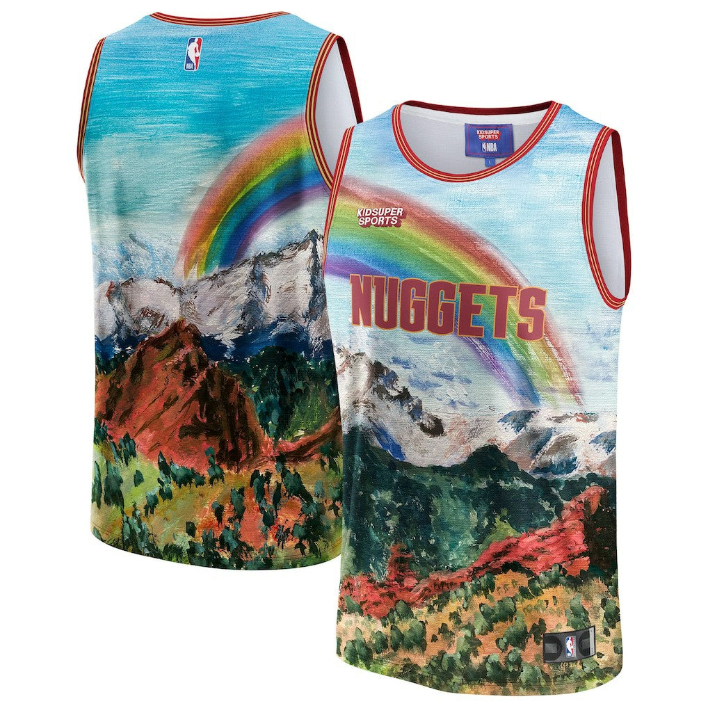 Fanatics Denver Nuggets NBA & KidSuper Studios Unisex Hometown Jersey Blue