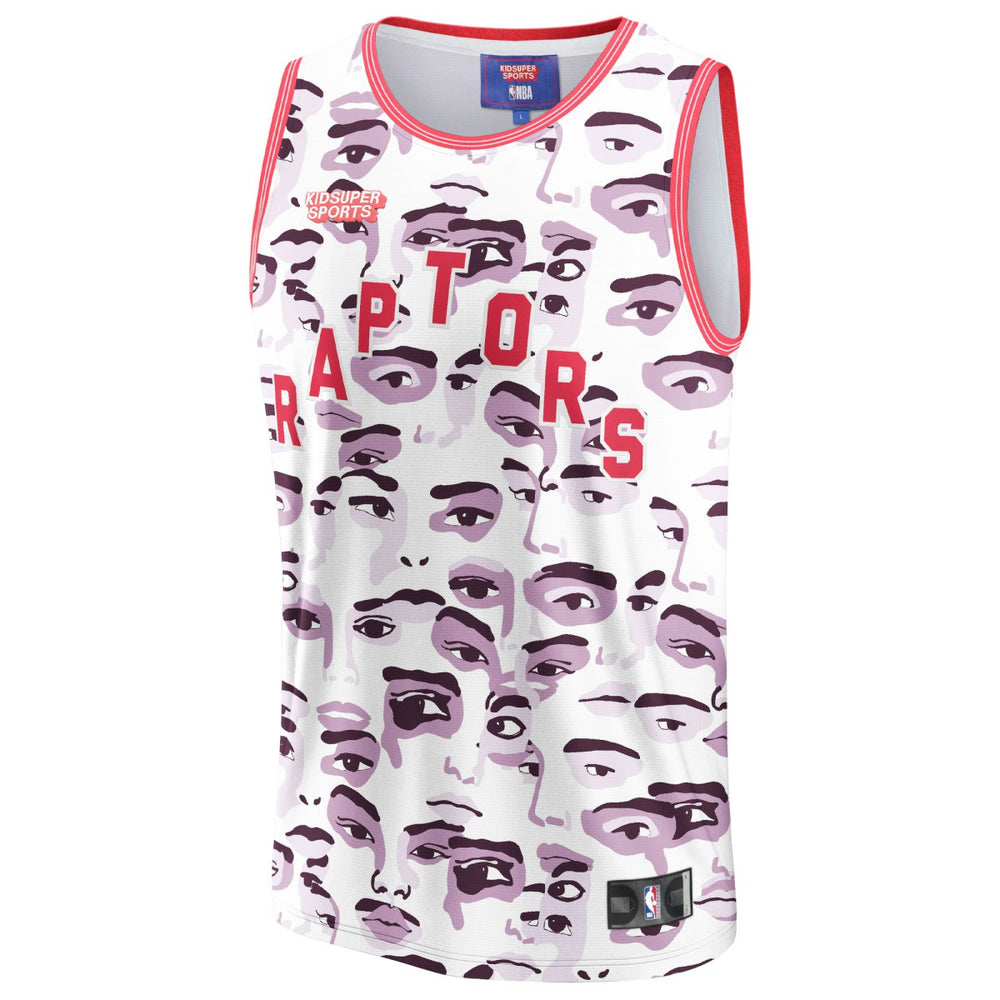 Fanatics Toronto Raptors NBA & KidSuper Studios Unisex Hometown Jersey White
