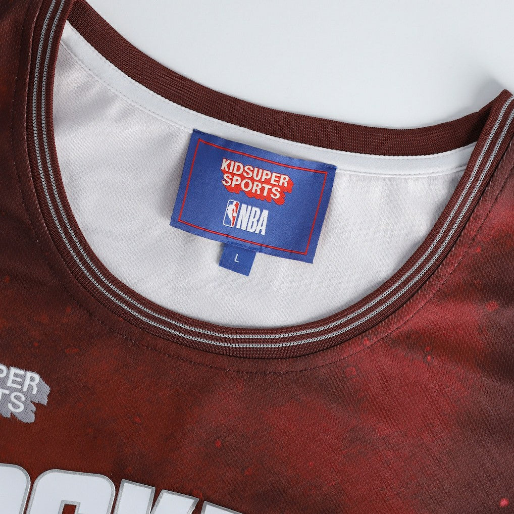 Fanatics Houston Rockets NBA & KidSuper Studios Unisex Hometown Jersey Red