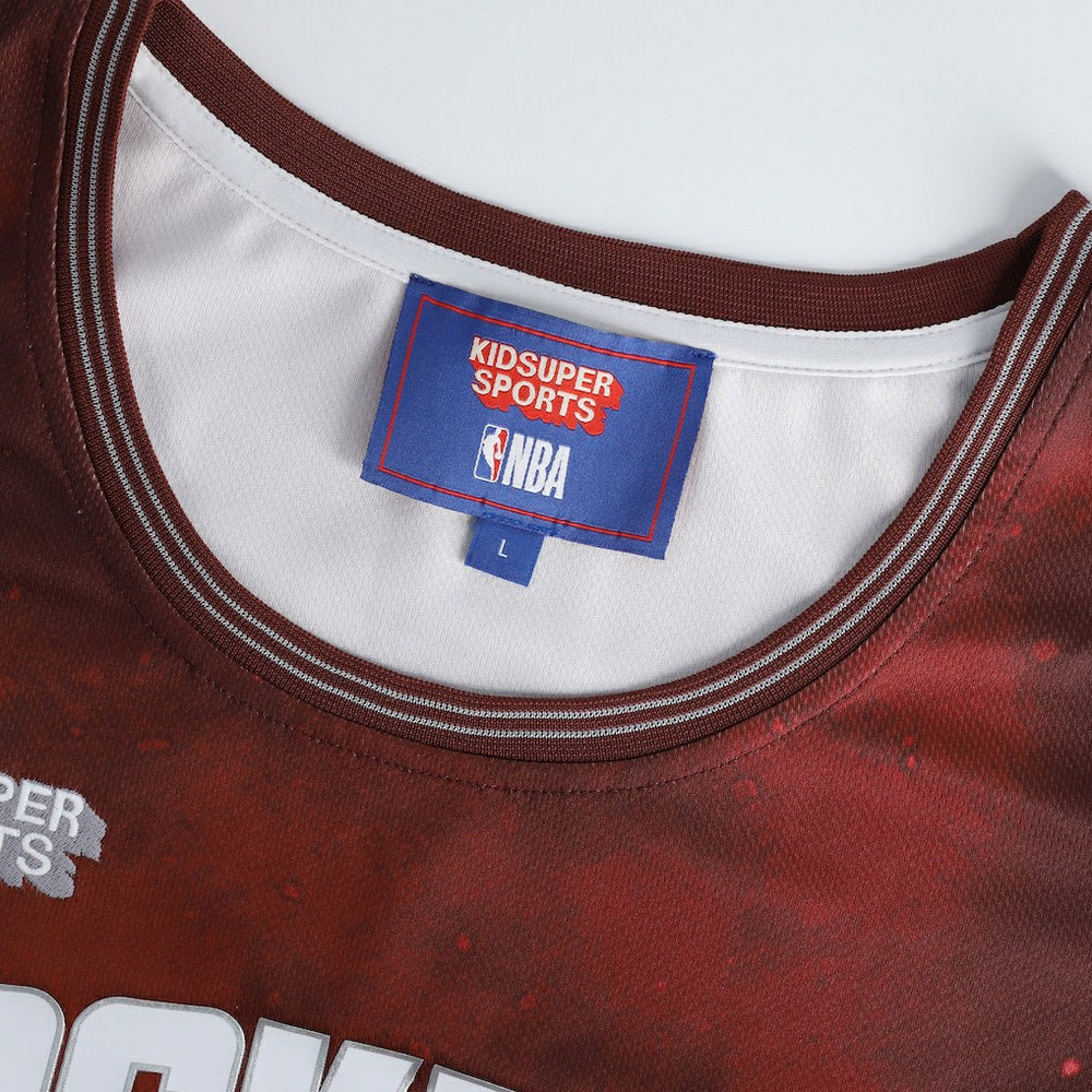 Fanatics Houston Rockets NBA & KidSuper Studios Unisex Hometown Jersey Red