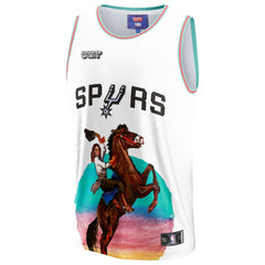 Fanatics San Antonio Spurs NBA & KidSuper Studios Unisex Hometown Jersey White