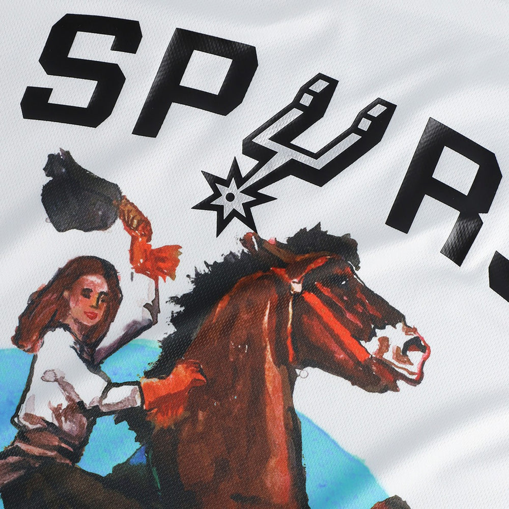 Fanatics San Antonio Spurs NBA & KidSuper Studios Unisex Hometown Jersey White