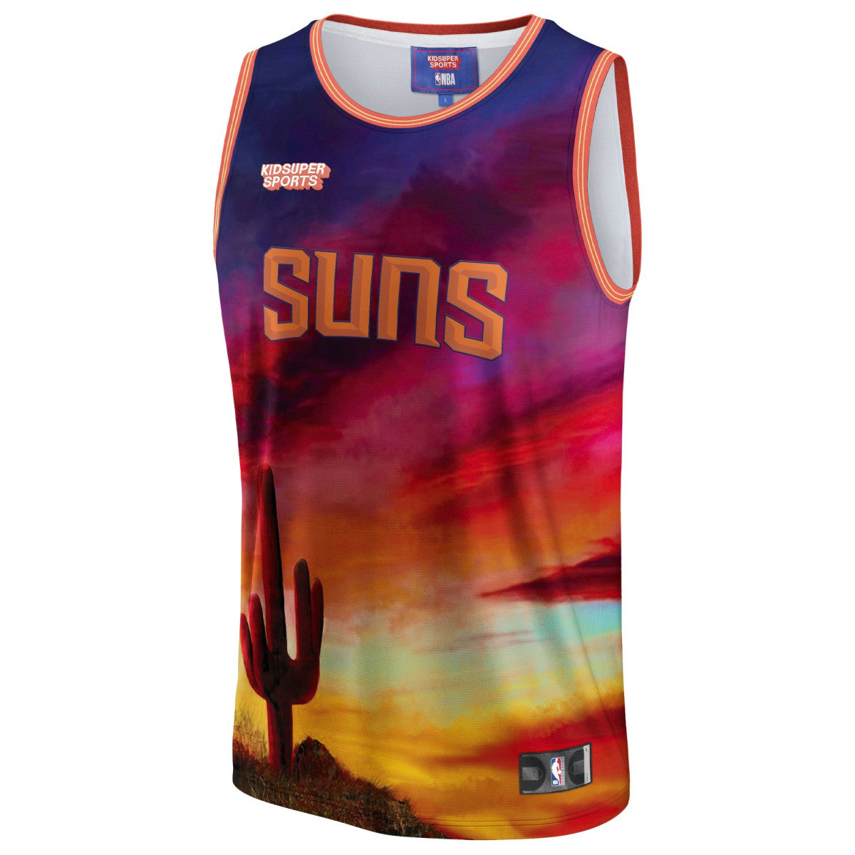 Fanatics Phoenix Suns NBA & KidSuper Studios Unisex Hometown Jersey Red