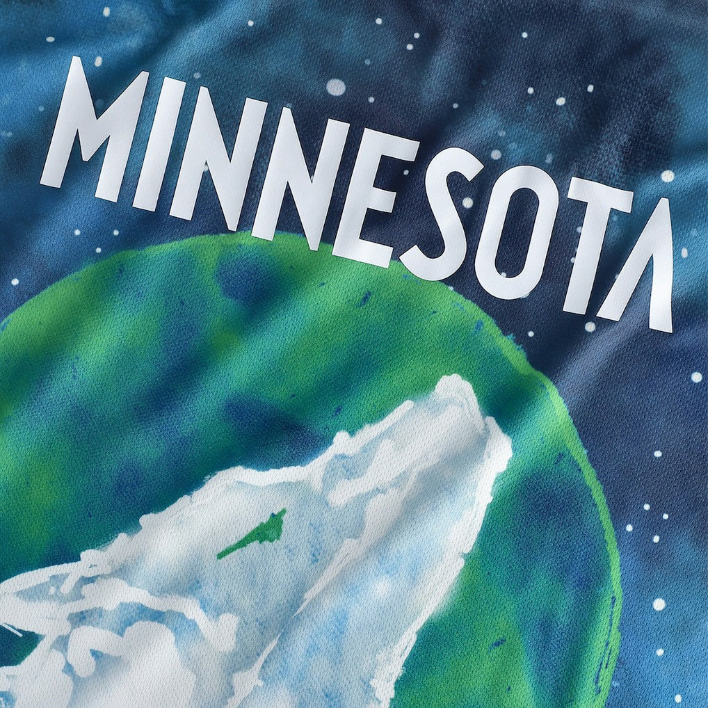 Fanatics Minnesota Timberwolves NBA & KidSuper Studios Unisex Hometown Jersey Blue