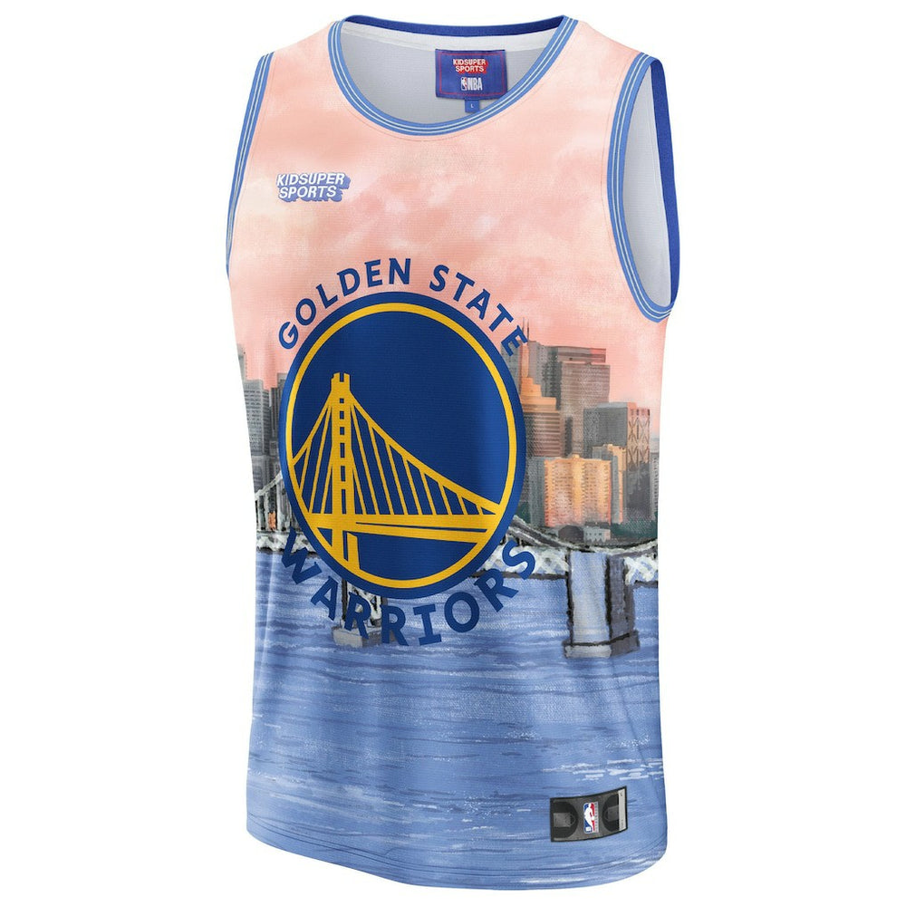 Fanatics Golden State Warriors NBA & KidSuper Studios Unisex Hometown Jersey Blue