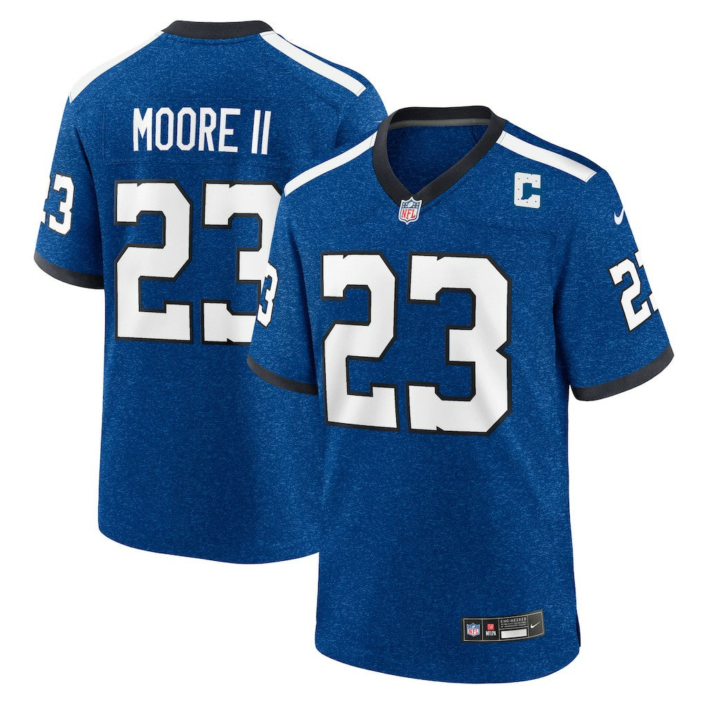 Kenny Moore II Indianapolis Colts Indiana Nights Alternate Game Jersey - Royal - Nike