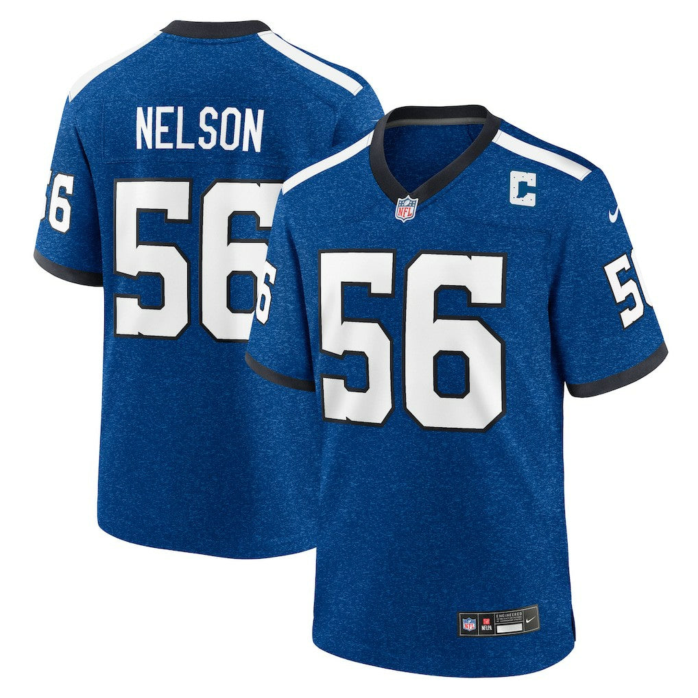 Quenton Nelson Indianapolis Colts Indiana Nights Alternate Game Jersey - Royal - Nike