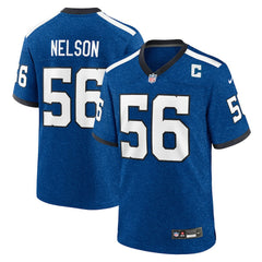 Quenton Nelson Indianapolis Colts Indiana Nights Alternate Game Jersey - Royal - Nike