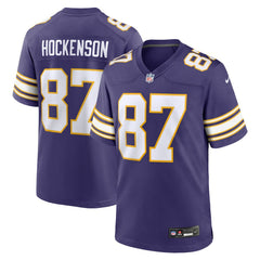 T.J. Hockenson Minnesota Vikings Classic Player Game Jersey - Purple - Nike