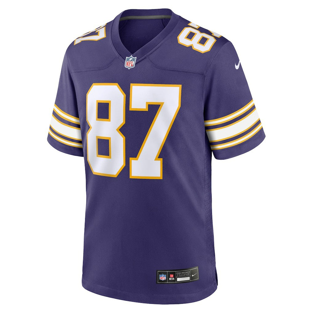T.J. Hockenson Minnesota Vikings Classic Player Game Jersey - Purple - Nike