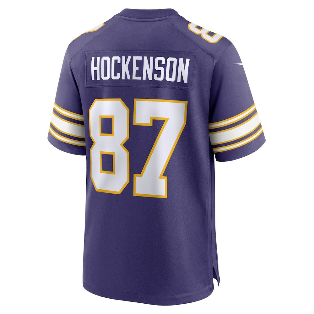 T.J. Hockenson Minnesota Vikings Classic Player Game Jersey - Purple - Nike