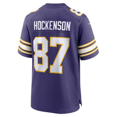 T.J. Hockenson Minnesota Vikings Classic Player Game Jersey - Purple - Nike