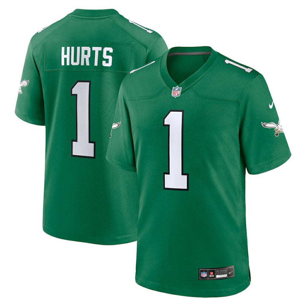 Jalen Hurts Philadelphia Eagles Alternate Game Player Jersey - Kelly Green - Nike