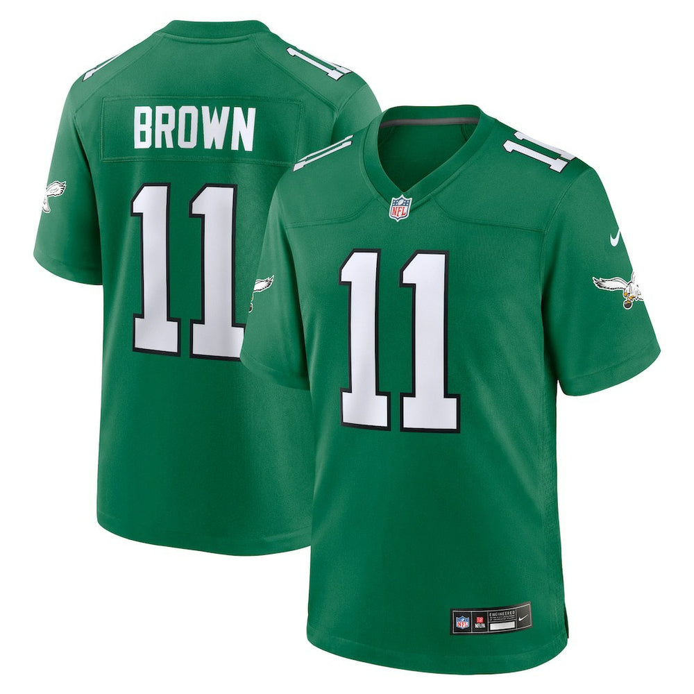 A.J. Brown Philadelphia Eagles Alternate Game Player Jersey - Kelly Green - Nike