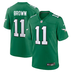 A.J. Brown Philadelphia Eagles Alternate Game Player Jersey - Kelly Green - Nike