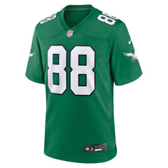 Dallas Goedert Philadelphia Eagles Alternate Game Player Jersey - Kelly Green - Nike