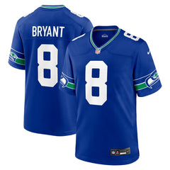 Coby Bryant Seattle Seahawks Throwback Player Game Jersey - Royal - Nike