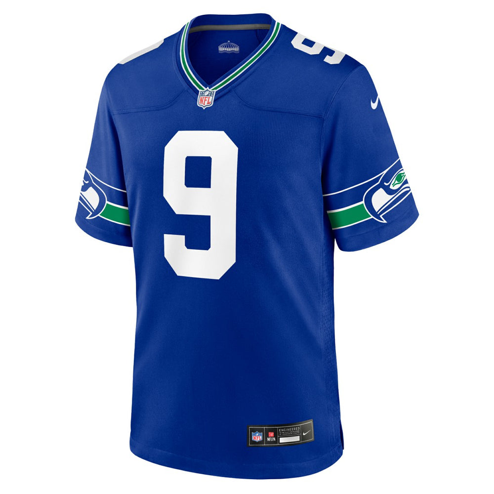 Kenneth Walker III Seattle Seahawks Throwback Player Game Jersey - Royal - Nike