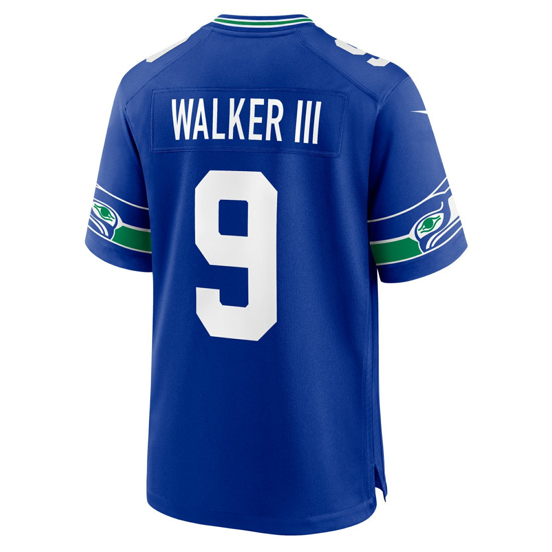 Kenneth Walker III Seattle Seahawks Throwback Player Game Jersey - Royal - Nike