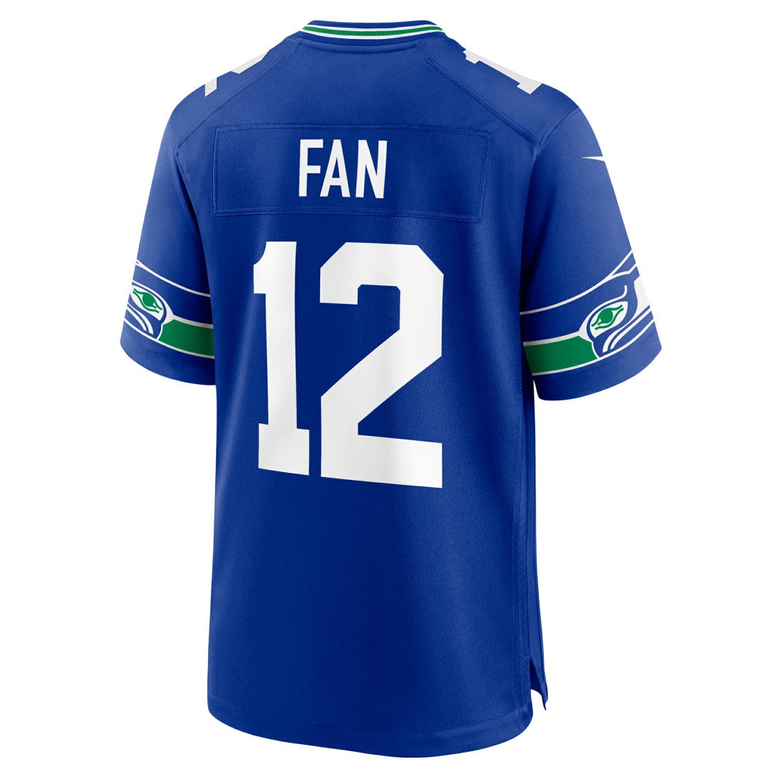 12s Seattle Seahawks Throwback Player Game Jersey - Royal - Nike