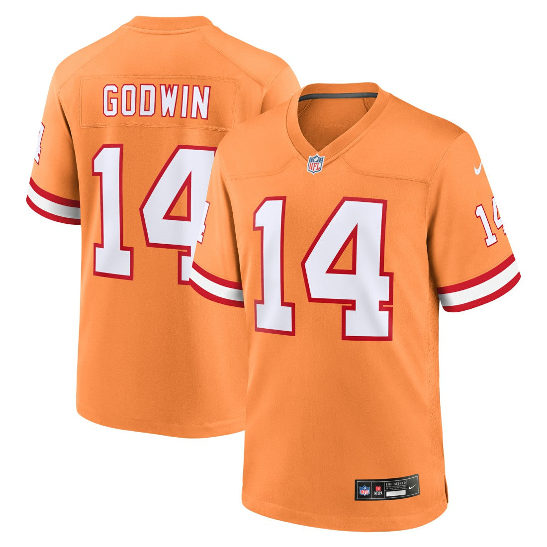 Chris Godwin Tampa Bay Buccaneers Throwback Game Jersey - Orange - Nike