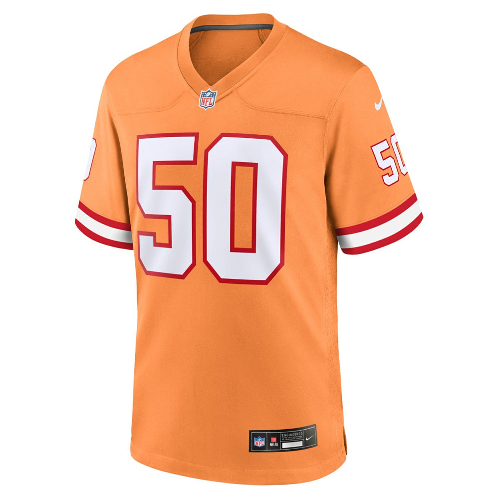 Vita Vea Tampa Bay Buccaneers Throwback Game Jersey - Orange - Nike