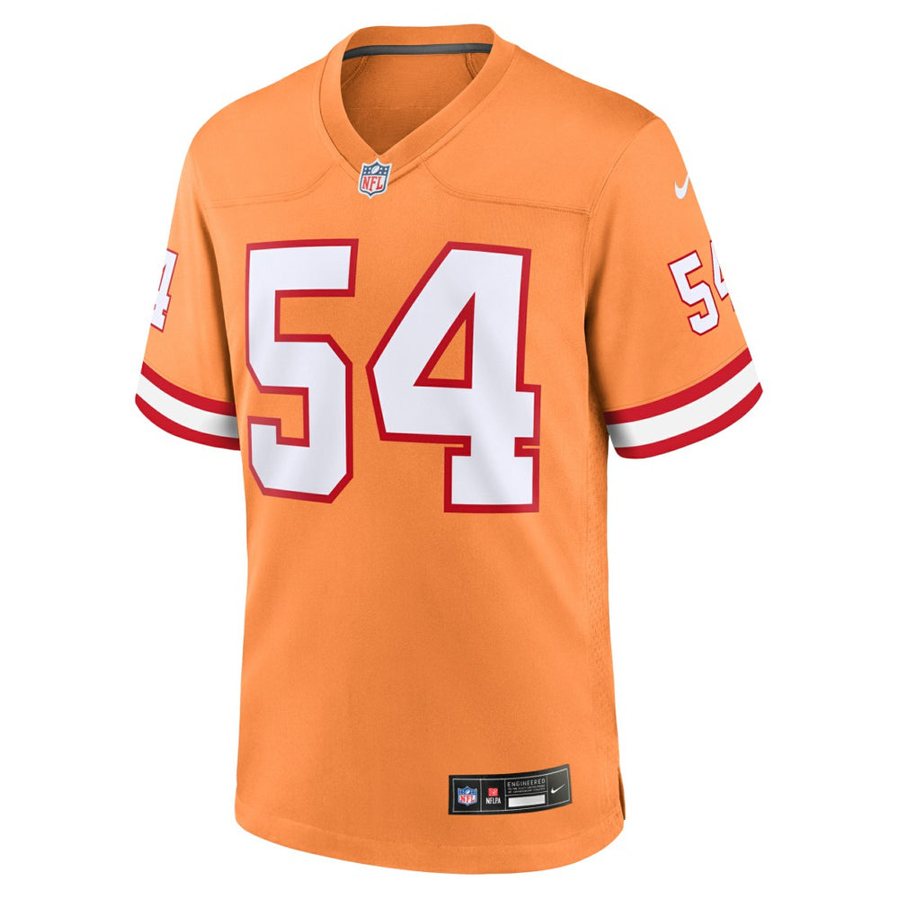 Lavonte David Tampa Bay Buccaneers Throwback Game Jersey - Orange - Nike