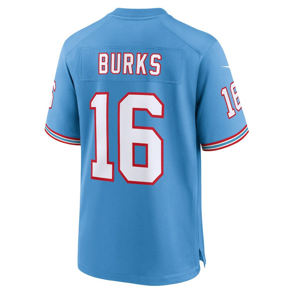 Treylon Burks Tennessee Titans Oilers Throwback Alternate Game Player Jersey - Light Blue - Nike