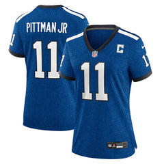 Michael Pittman Jr. Indianapolis Colts Women's Indiana Nights Alternate Game Jersey - Royal - Nike