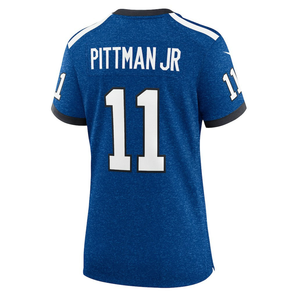 Michael Pittman Jr. Indianapolis Colts Women's Indiana Nights Alternate Game Jersey - Royal - Nike