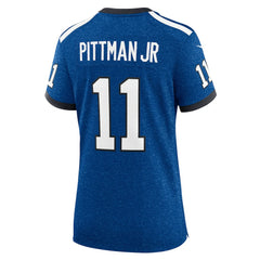 Michael Pittman Jr. Indianapolis Colts Women's Indiana Nights Alternate Game Jersey - Royal - Nike