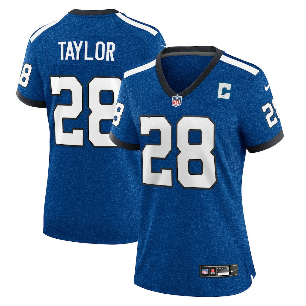 Jonathan Taylor Indianapolis Colts Women's Indiana Nights Alternate Game Jersey - Royal - Nike