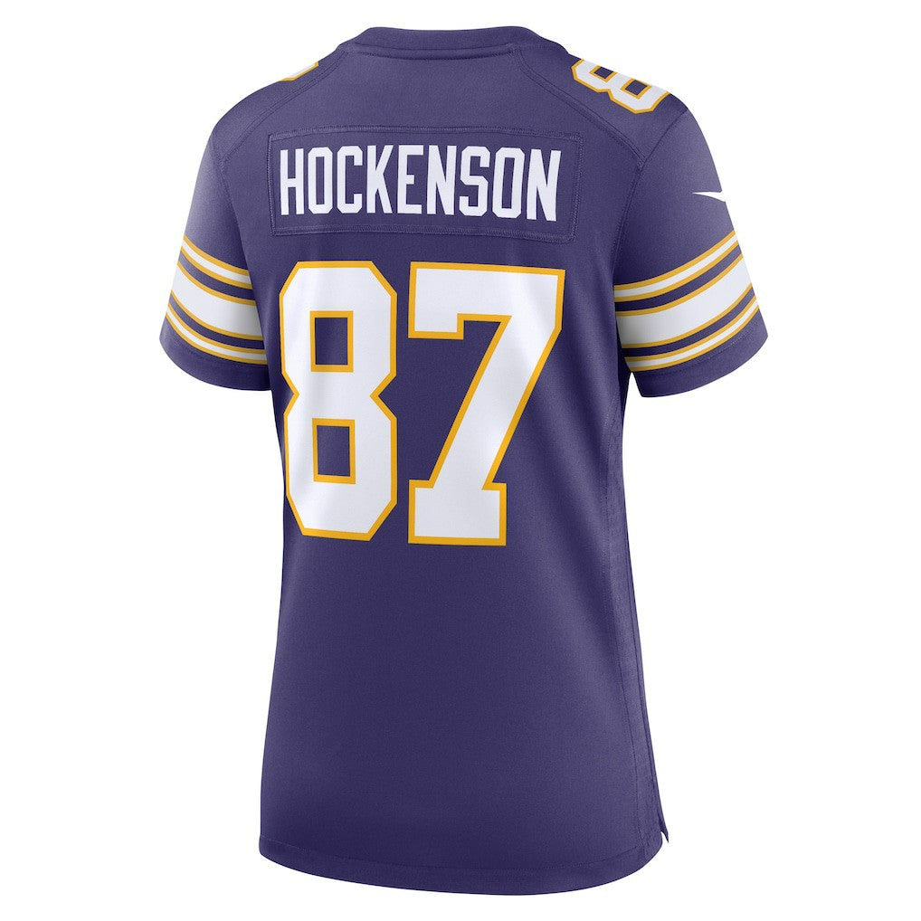 T.J. Hockenson Minnesota Vikings Women's Player Jersey - Purple - Nike