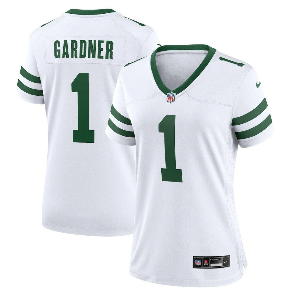 Ahmad Sauce Gardner New York Jets Women's Game Jersey - Legacy White - Nike