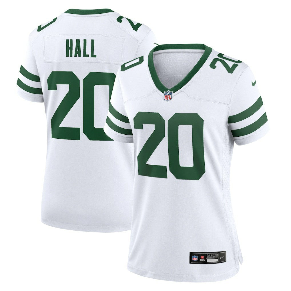 Breece Hall New York Jets Women's Game Jersey - Legacy White - Nike