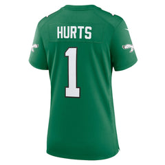 Jalen Hurts Philadelphia Eagles Women's Game Player Jersey - Kelly Green - Nike