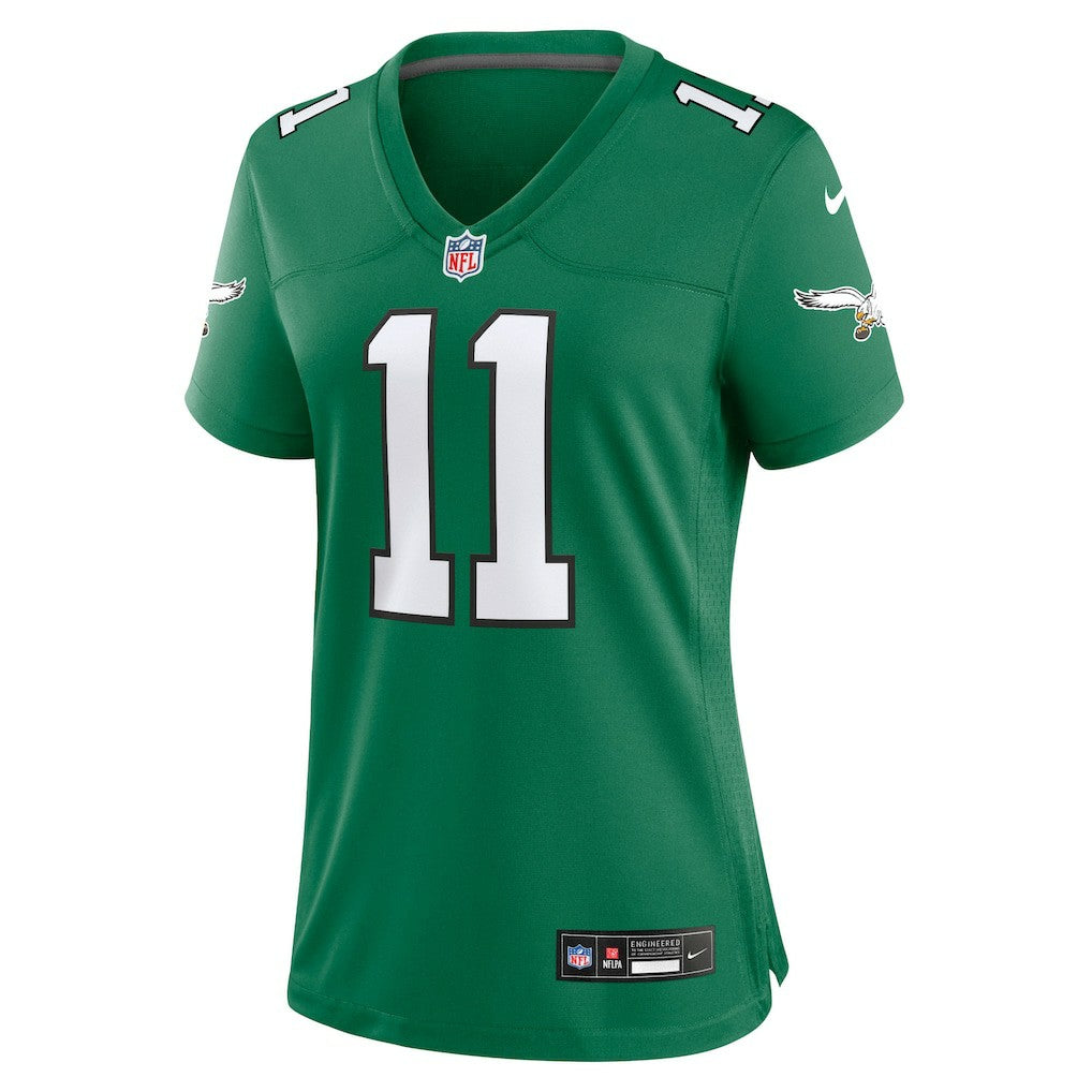 A.J. Brown Philadelphia Eagles Women's Player Jersey - Kelly Green - Nike