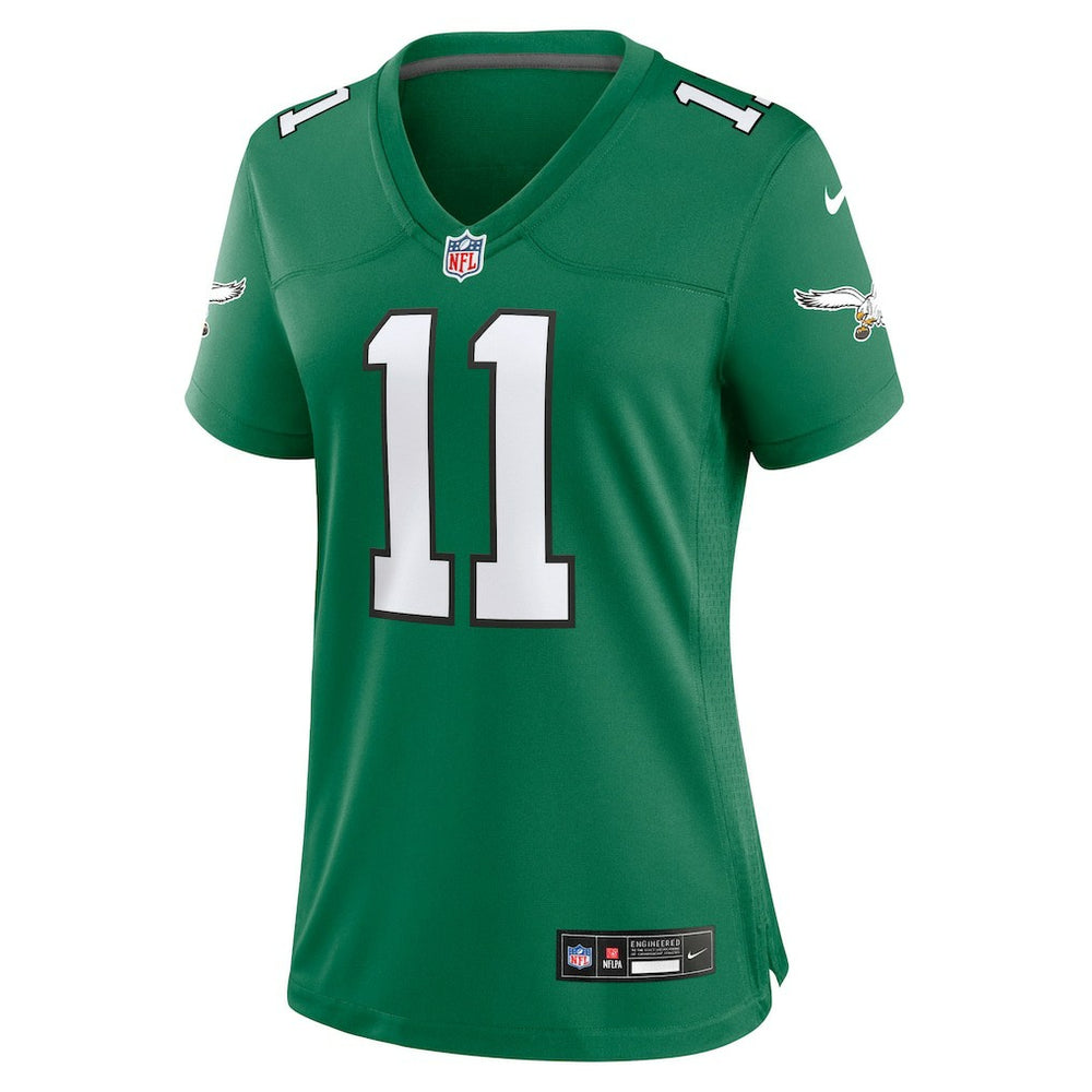 A.J. Brown Philadelphia Eagles Women's Player Jersey - Kelly Green - Nike