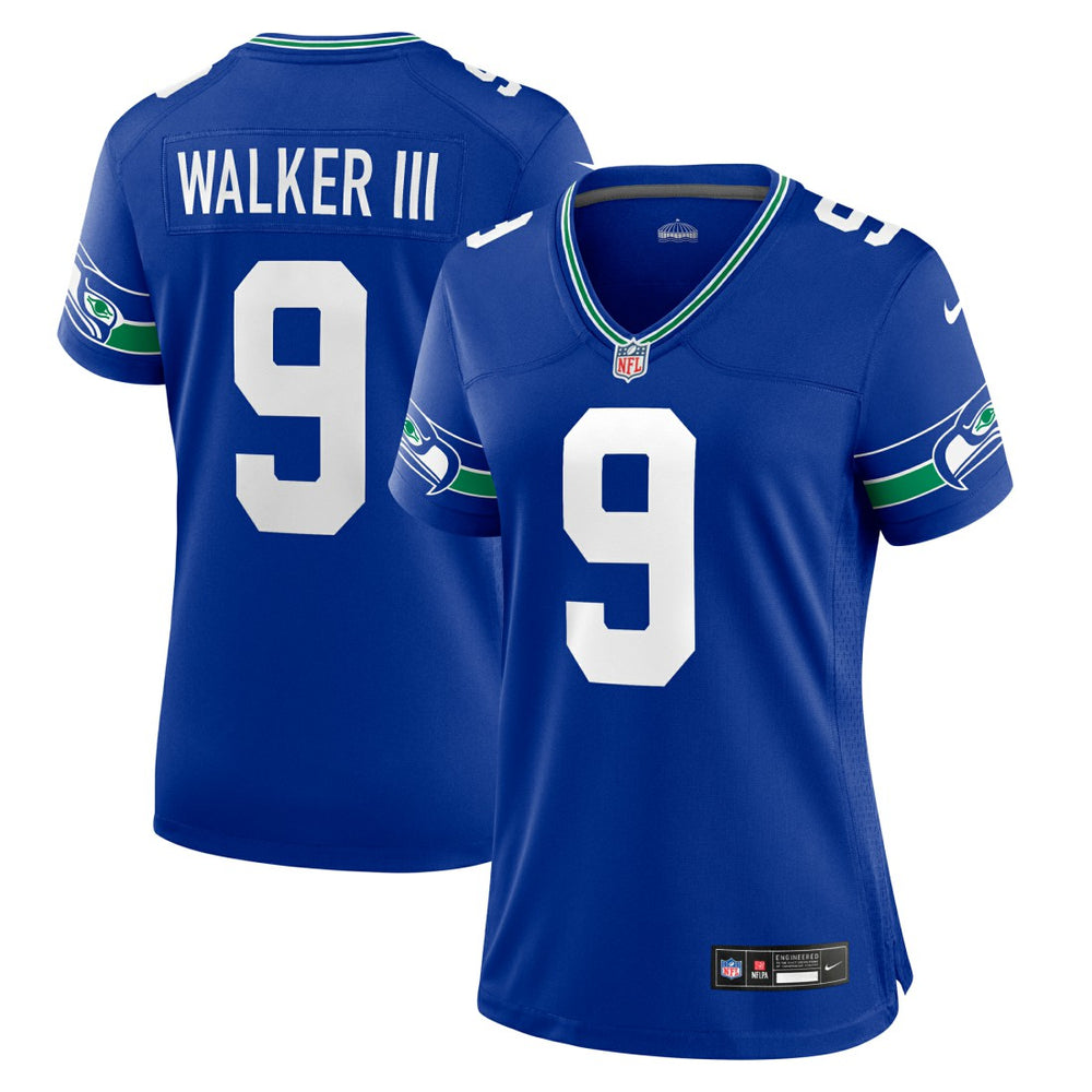 Kenneth Walker III Seattle Seahawks Women's Player Jersey - Royal - Nike